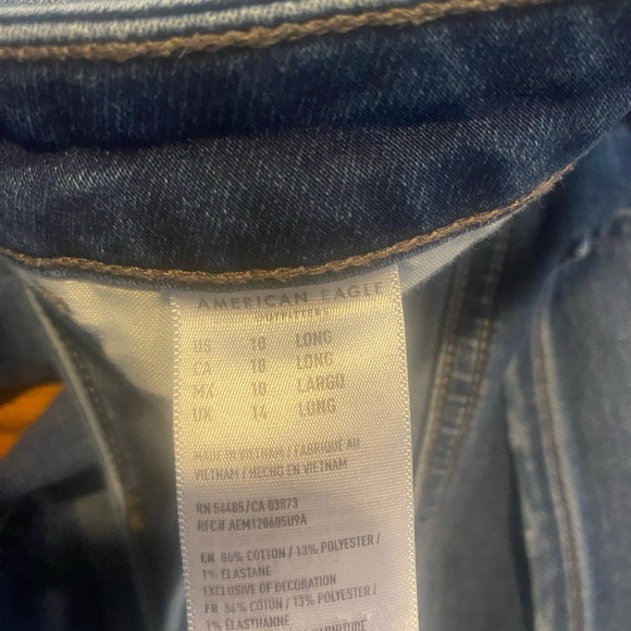 American Eagle Jeans 10 long barely worn - Picture 3 of 5